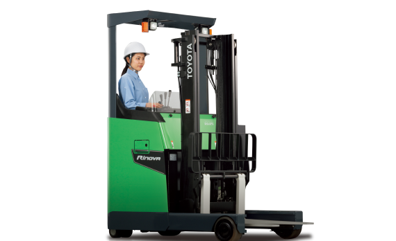 電動フォークリフトの写真