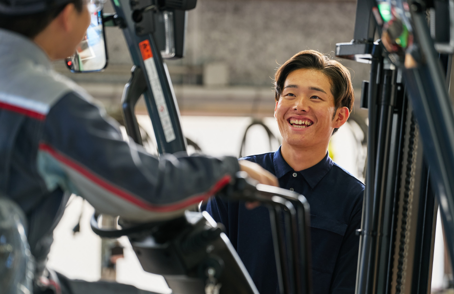 A.F.さんの仕事中の写真