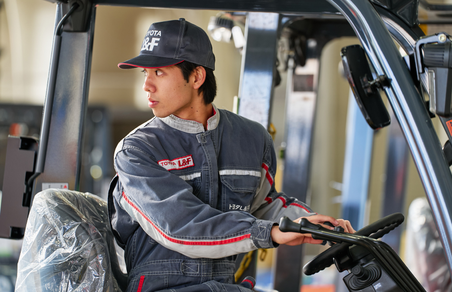 H.K.さんの仕事中の写真