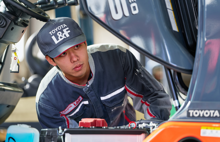 H.K.さんの仕事中の写真